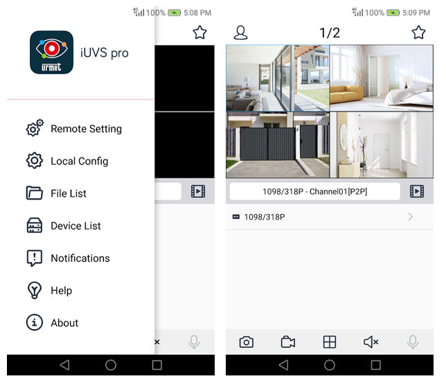 Video door phone system for home